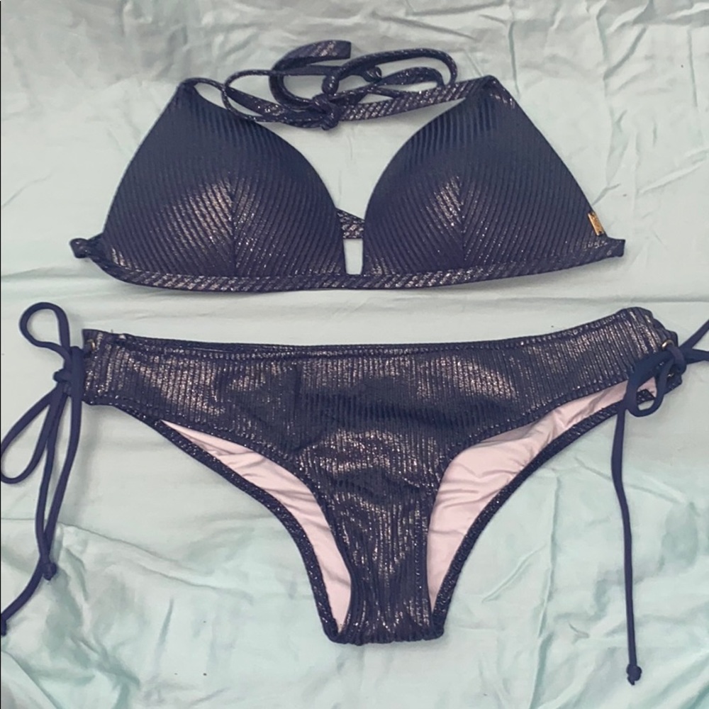 VS Metallic Blue Bikini